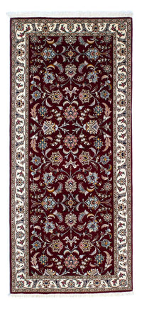 Tappeto corsia Tappeto Persero - Tabriz - Reale - 205 x 88 cm - rosso scuro