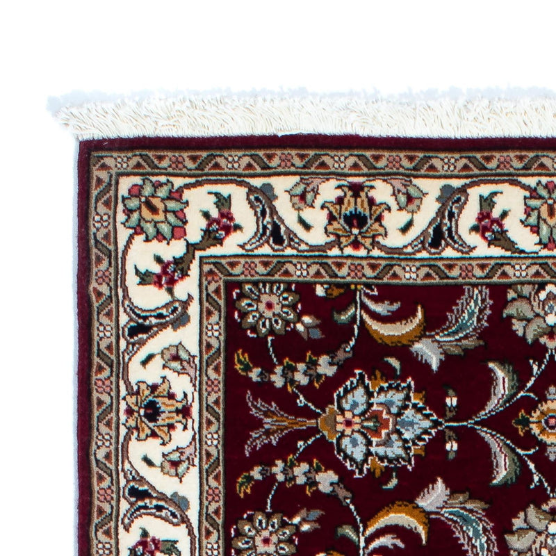 Tappeto corsia Tappeto Persero - Tabriz - Reale - 205 x 88 cm - rosso scuro
