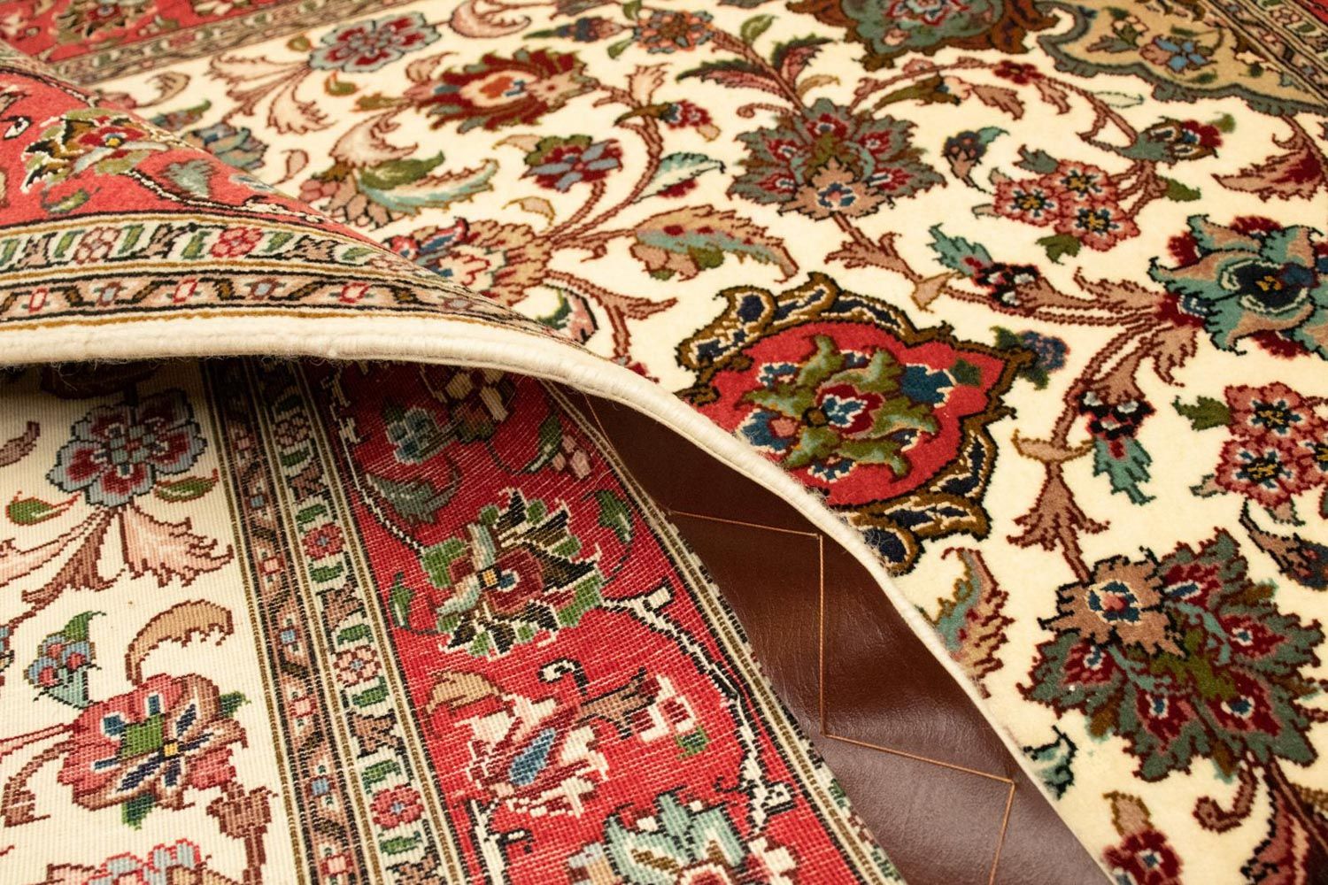 Tappeto Persero - Tabriz - Reale - 155 x 103 cm - beige