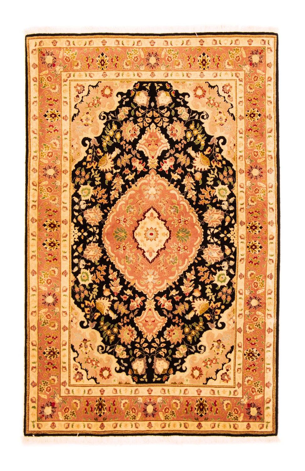 Tappeto Persero - Tabriz - Reale - 160 x 100 cm - nero