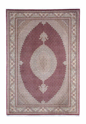 Tappeto Persero - Tabriz - 303 x 204 cm - rosso scuro