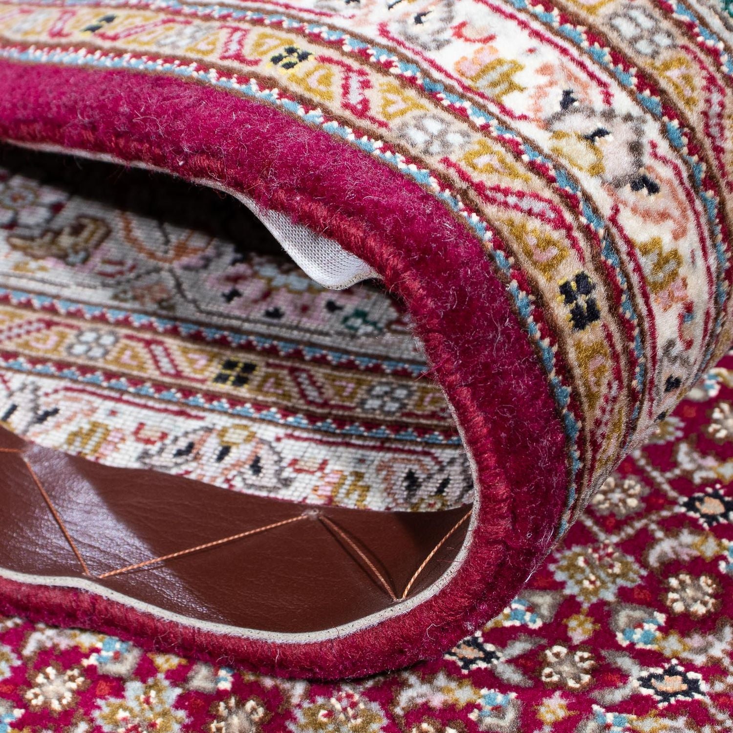 Tappeto Persero - Tabriz - 303 x 204 cm - rosso scuro