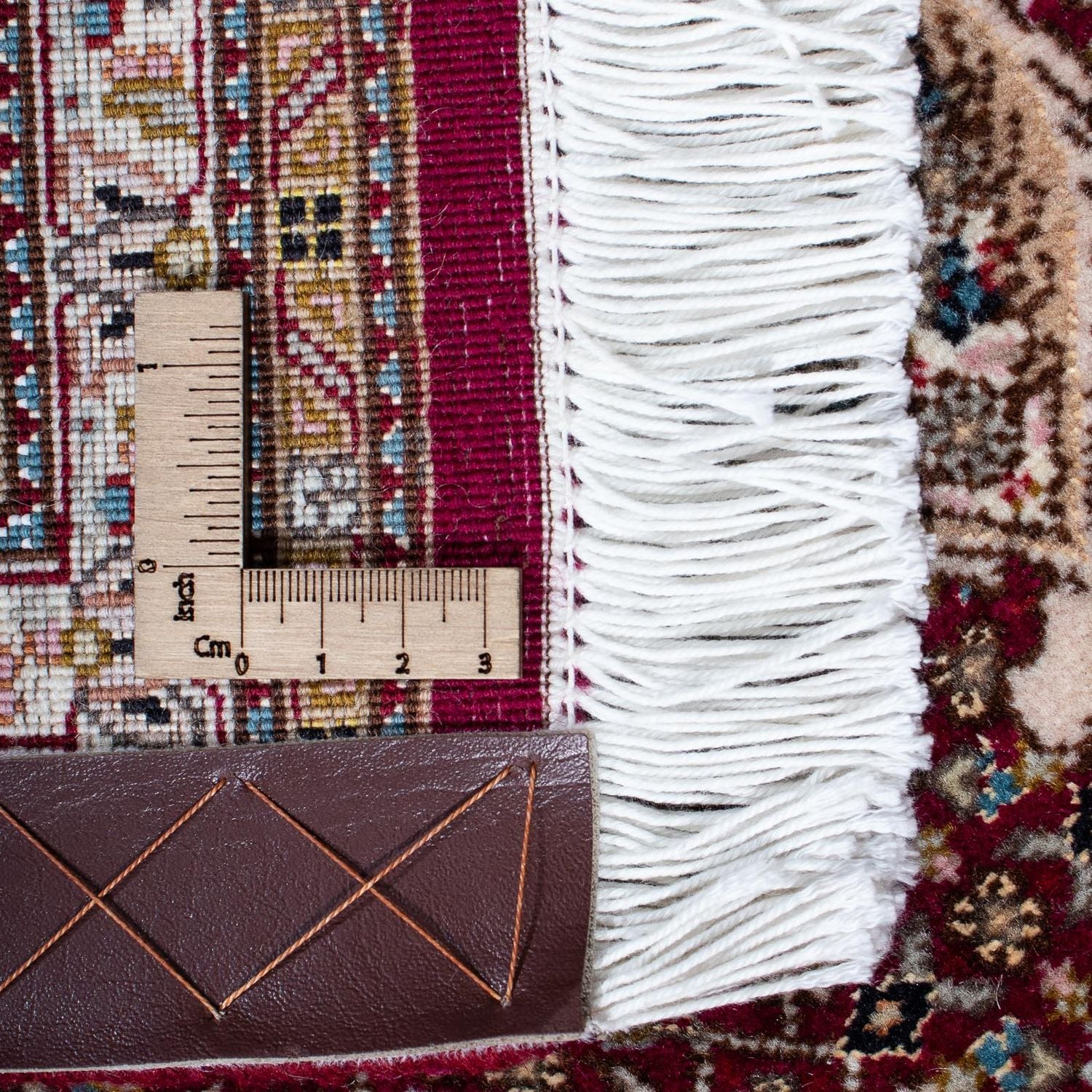 Tappeto Persero - Tabriz - 303 x 204 cm - rosso scuro
