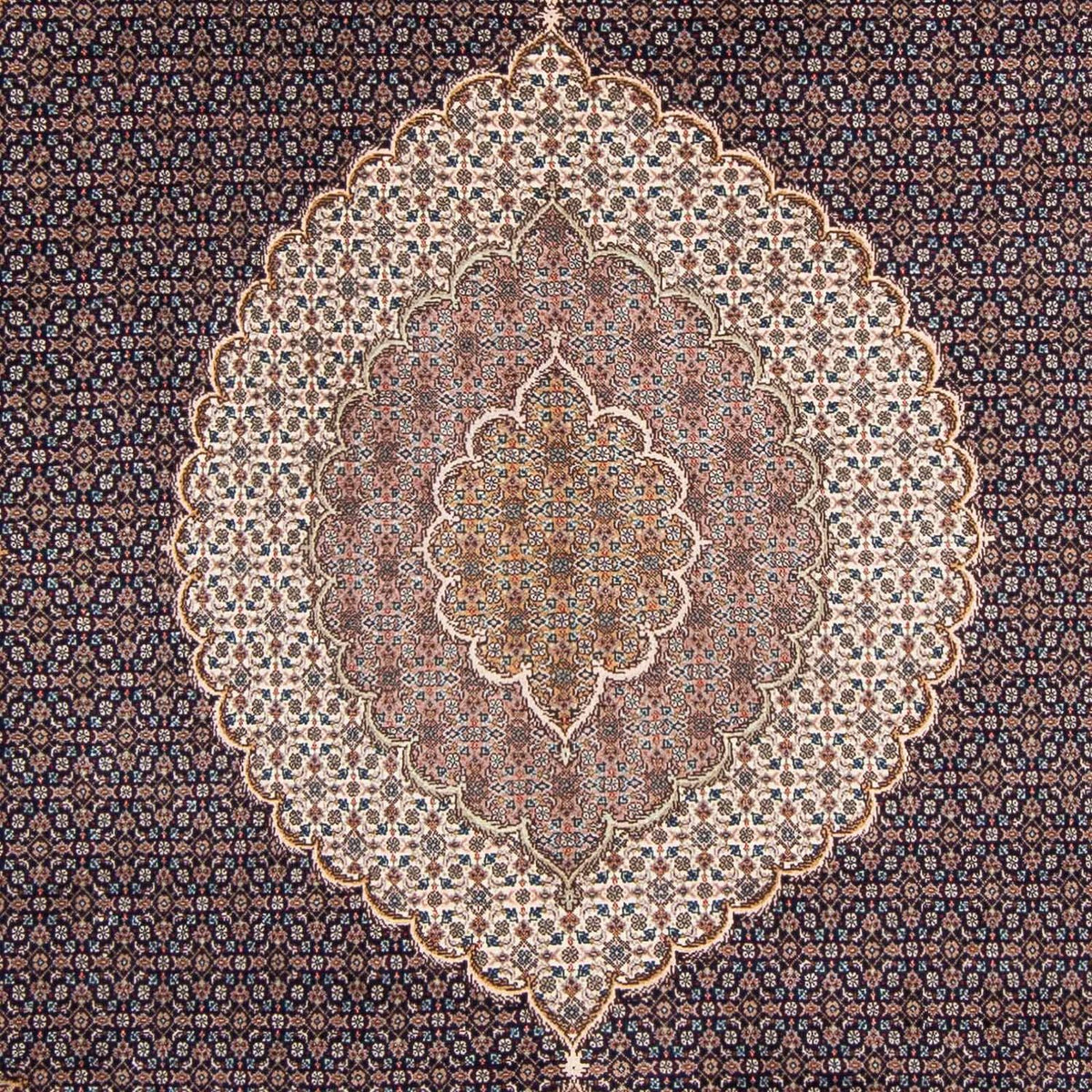 Tappeto Persero - Tabriz - 295 x 203 cm - blu scuro