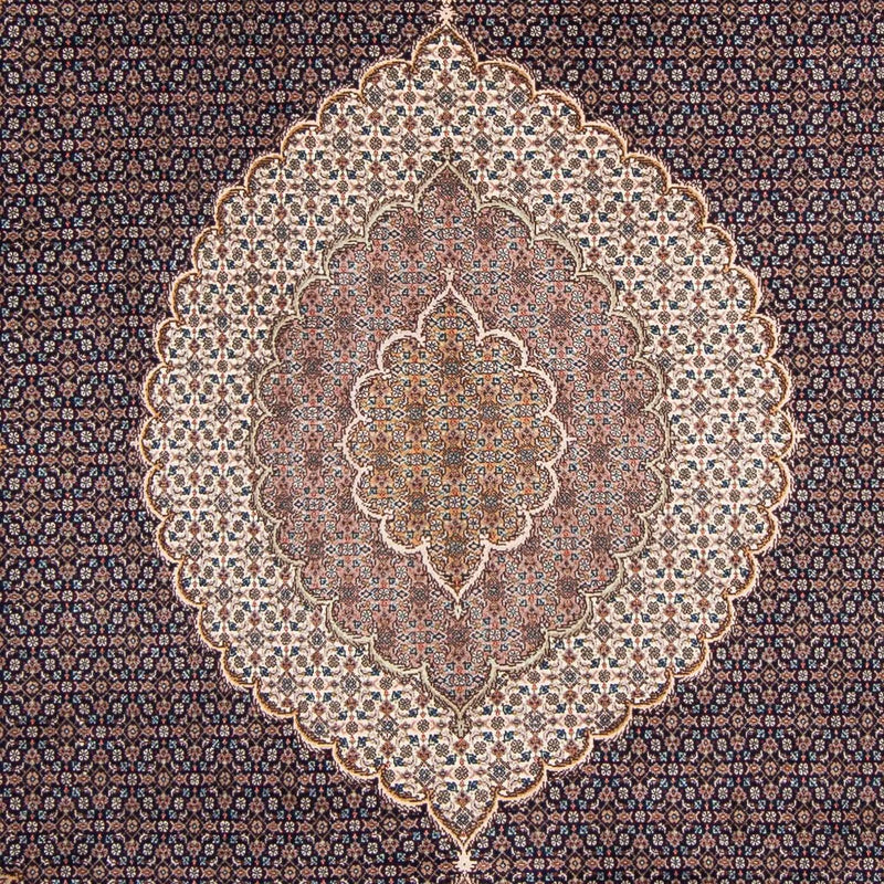 Tappeto Persero - Tabriz - 295 x 203 cm - blu scuro