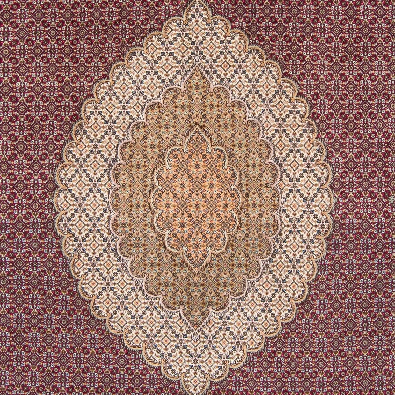 Tappeto Persero - Tabriz - 308 x 204 cm - rosso scuro