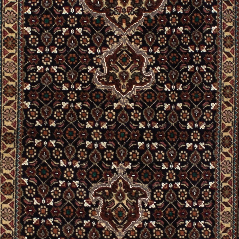 Tappeto corsia Tappeto Persero - Tabriz - 201 x 77 cm - blu scuro