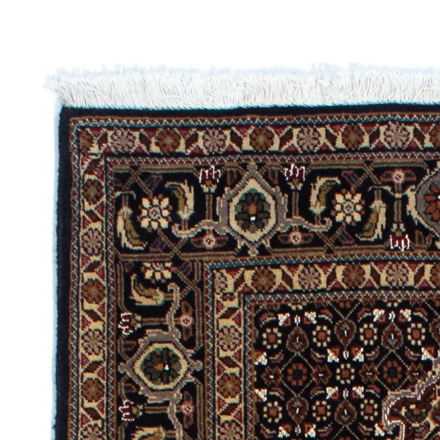 Tappeto corsia Tappeto Persero - Tabriz - 201 x 77 cm - blu scuro