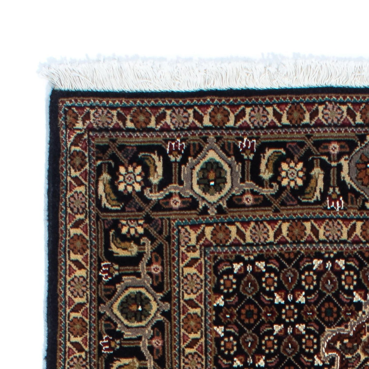Tappeto corsia Tappeto Persero - Tabriz - 201 x 77 cm - blu scuro