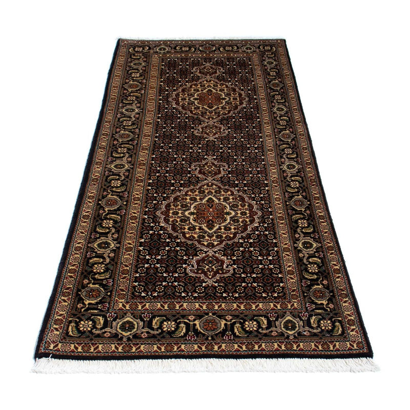 Tappeto corsia Tappeto Persero - Tabriz - 201 x 77 cm - blu scuro