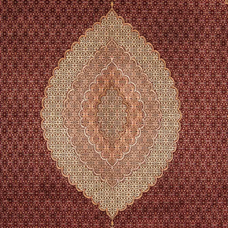 Tappeto Persero - Tabriz - 400 x 298 cm - rosso scuro
