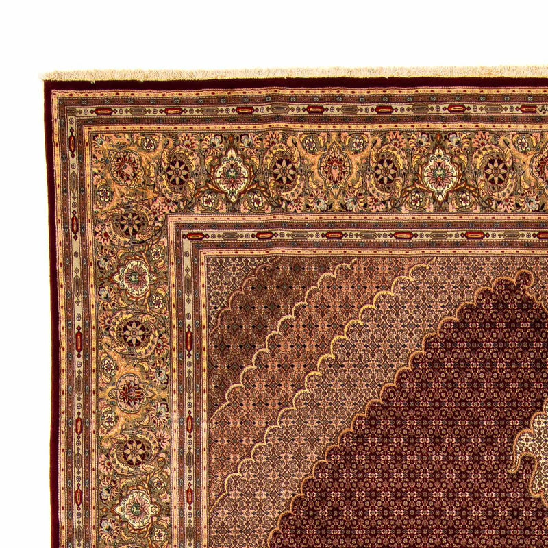 Tappeto Persero - Tabriz - 400 x 298 cm - rosso scuro