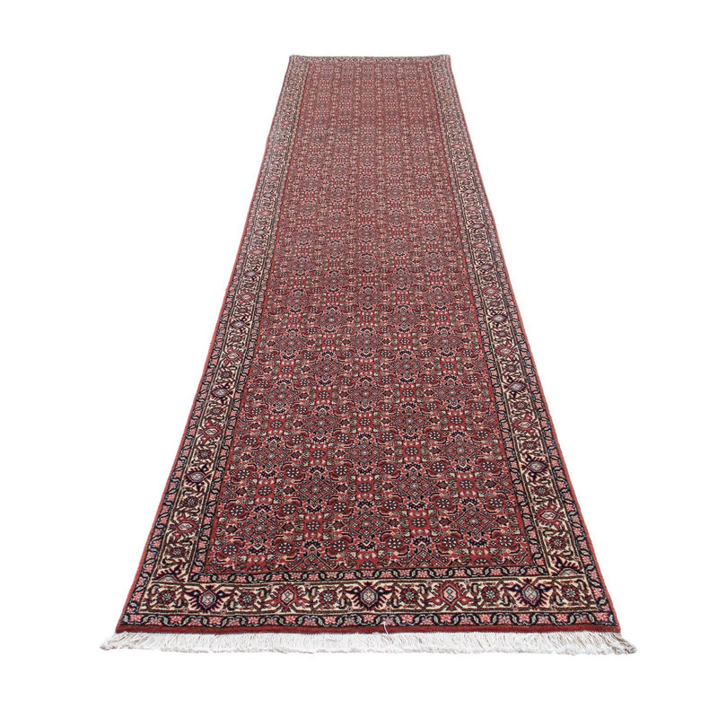 Tappeto corsia Tappeto Persero - Bidjar - 400 x 88 cm - rosso chiaro
