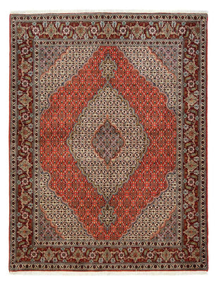 Tappeto Persero - Tabriz - 200 x 150 cm - rosso scuro