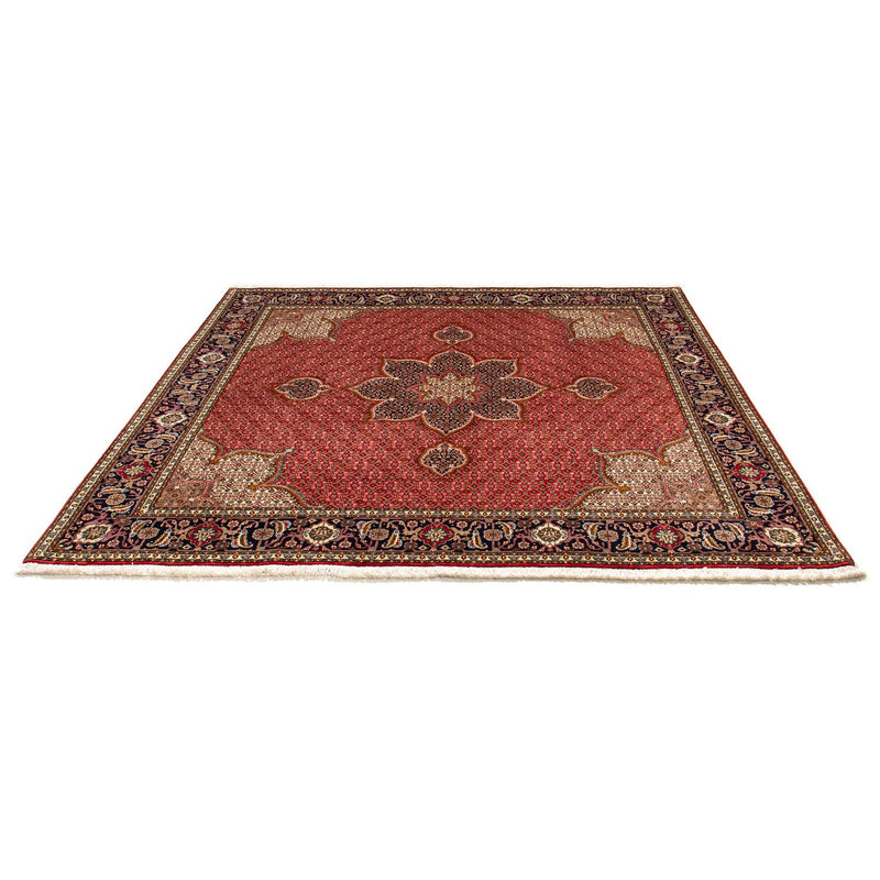 Tappeto Persero - Tabriz quadrato  - 203 x 200 cm - rosso