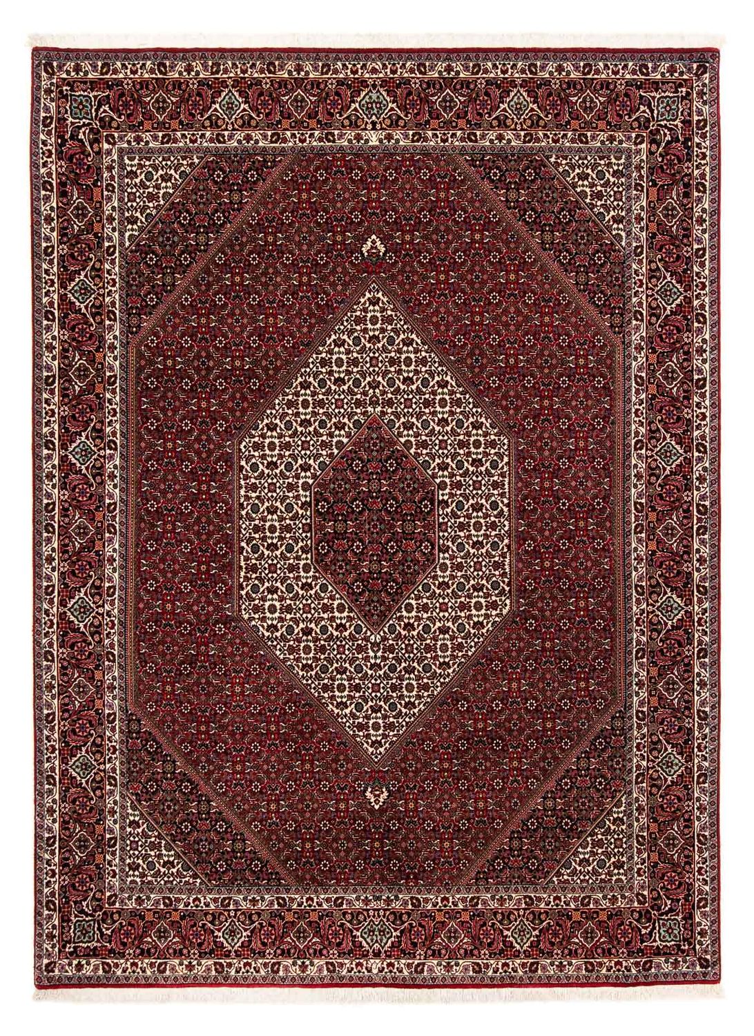 Tappeto Persero - Bidjar - 257 x 204 cm - rosso scuro