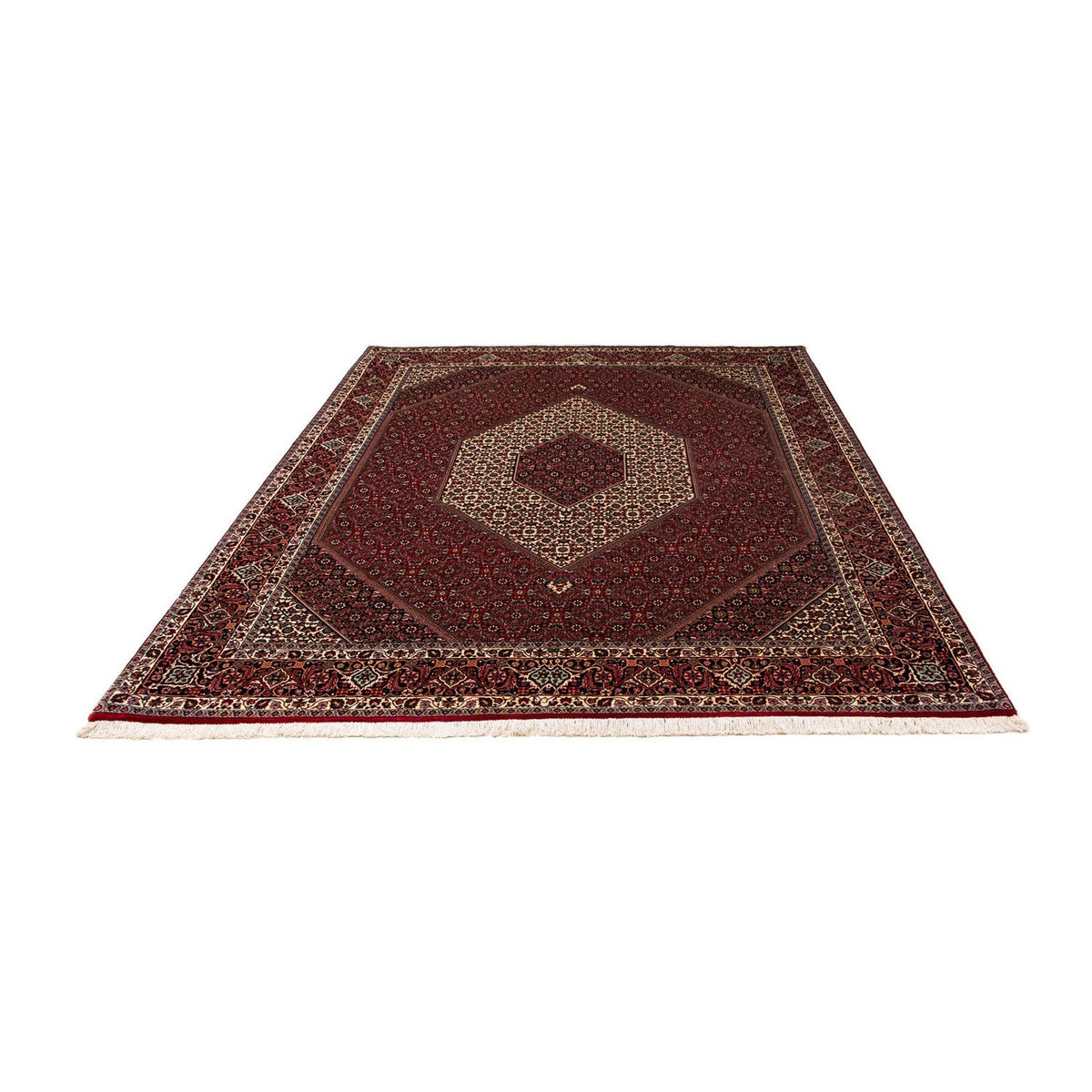 Tappeto Persero - Bidjar - 257 x 204 cm - rosso scuro