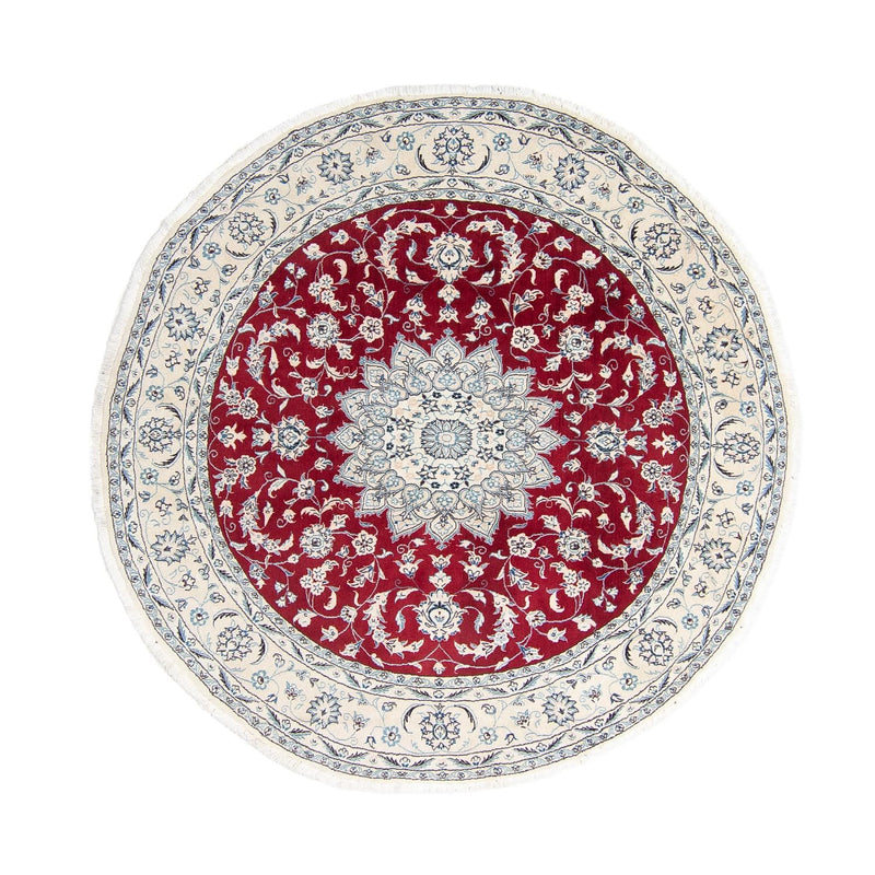 Tappeto Persero - Nain rotondo  - 248 x 248 cm - rosso scuro