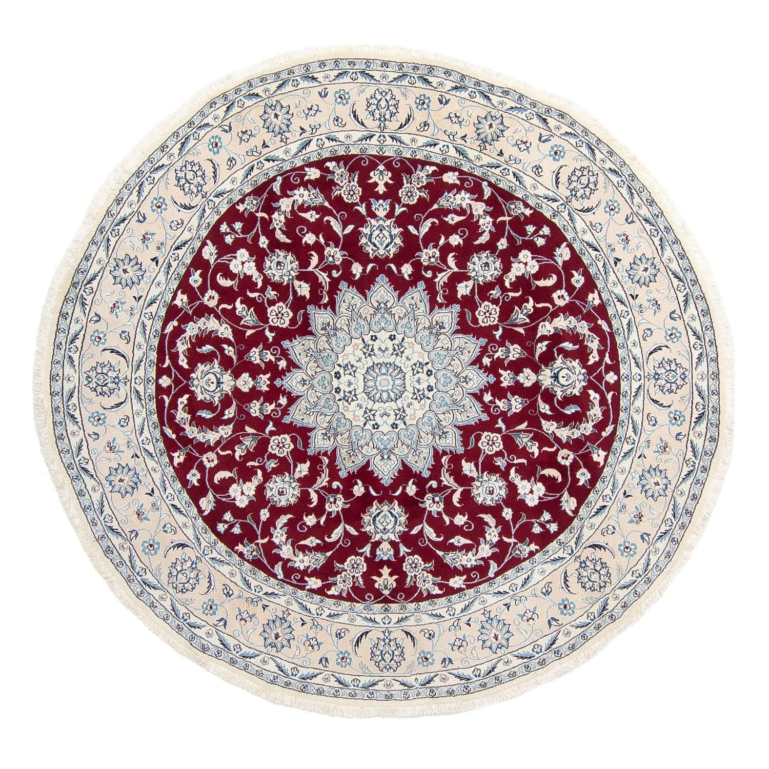 Tappeto Persero - Nain rotondo  - 250 x 250 cm - rosso scuro