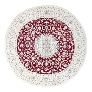 Tappeto Persero - Nain rotondo  - 300 x 300 cm - rosso scuro