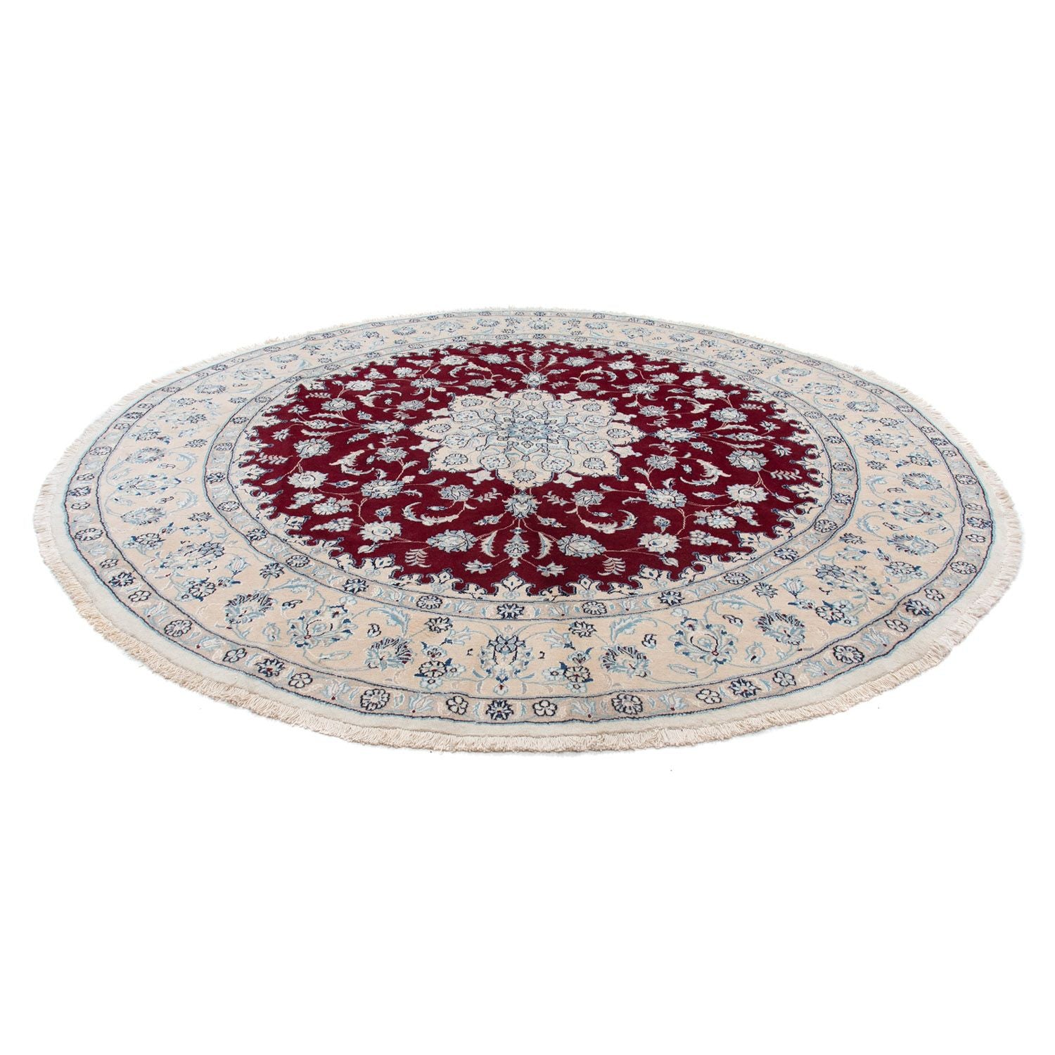 Tappeto Persero - Nain rotondo  - 300 x 300 cm - rosso scuro