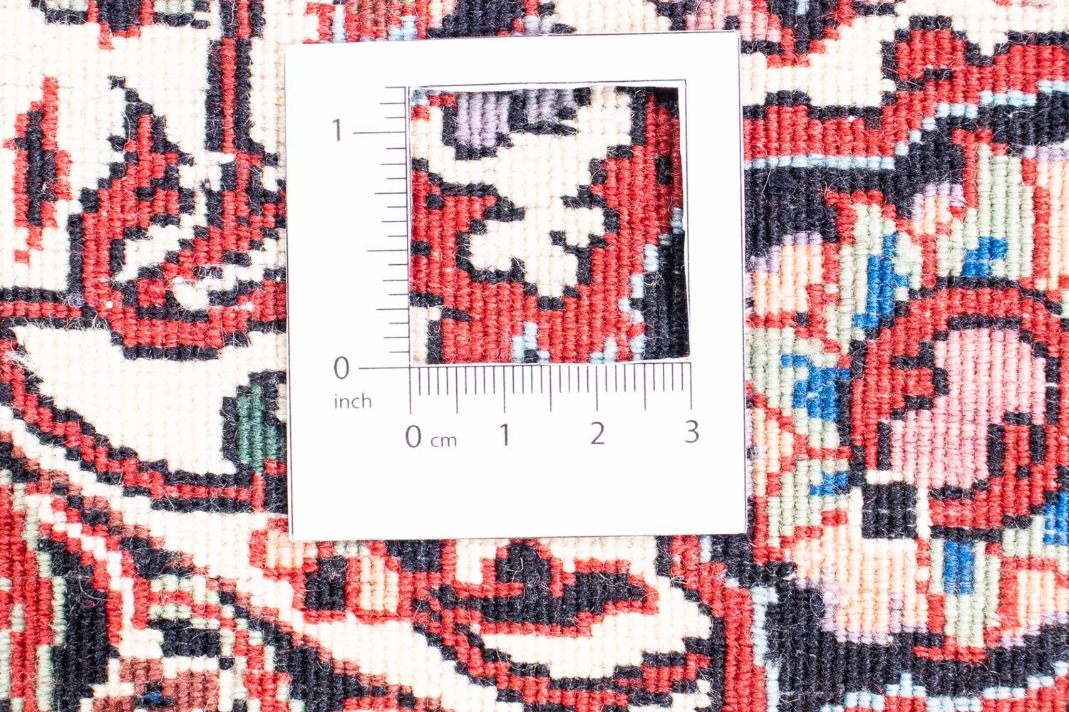Tappeto Persero - Bidjar rotondo  - 205 x 205 cm - rosso scuro