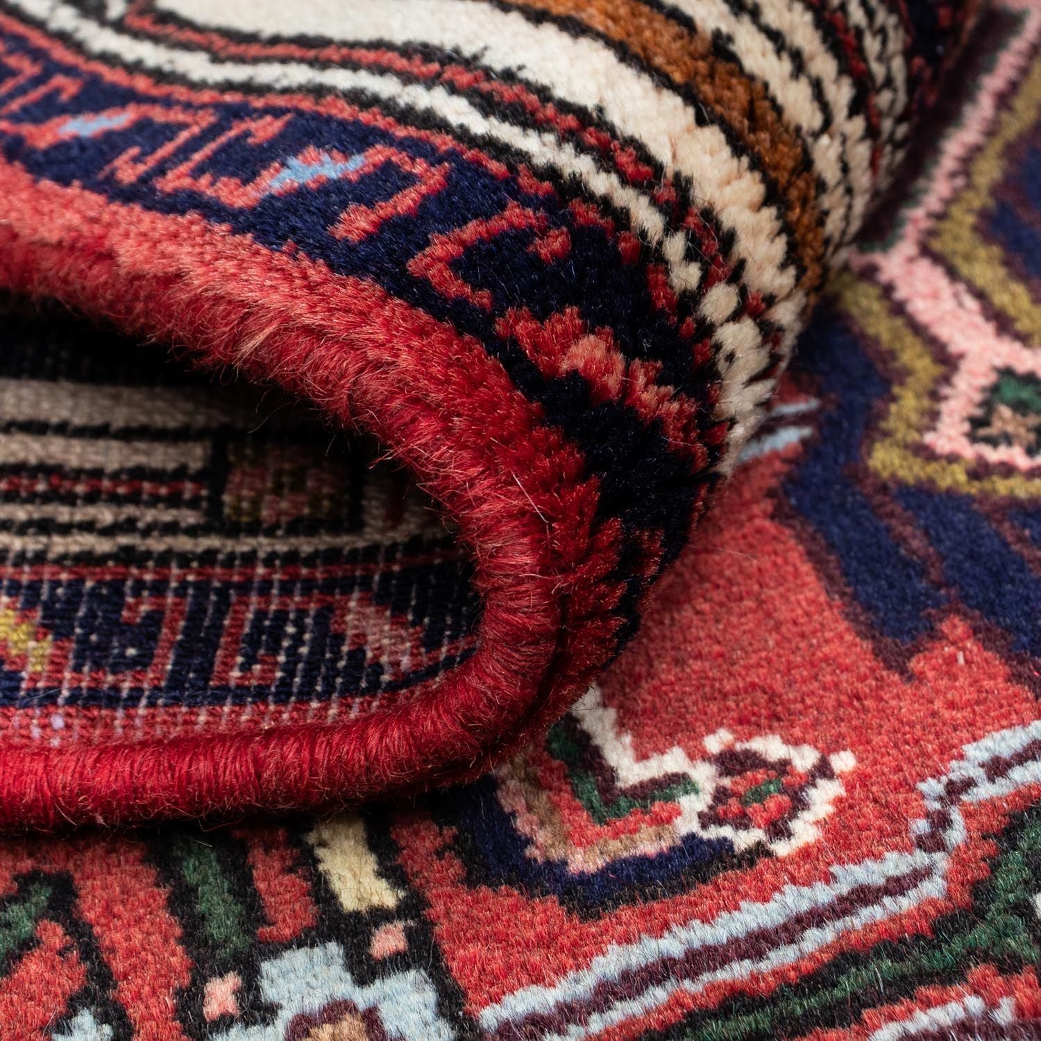 Tappeto Persero - Nomade - 125 x 80 cm - rosso scuro