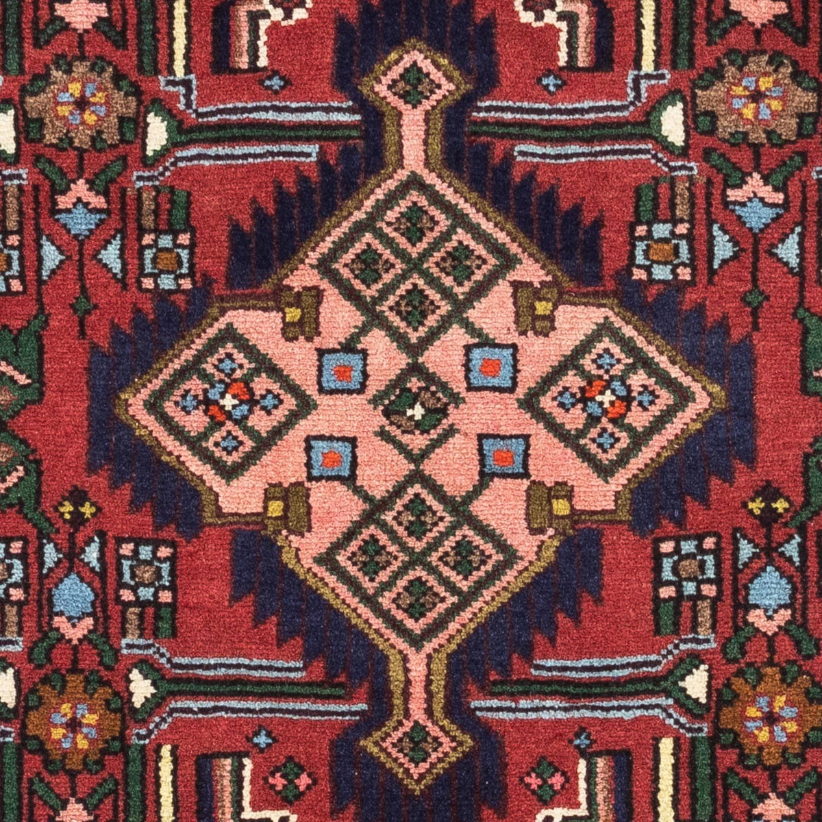 Tappeto Persero - Nomade - 125 x 80 cm - rosso scuro