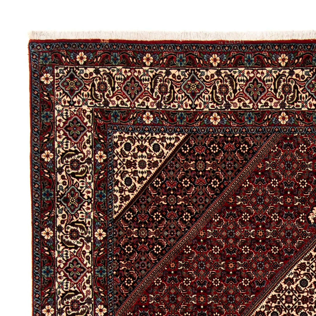 Tappeto Persero - Bidjar - 251 x 203 cm - rosso scuro