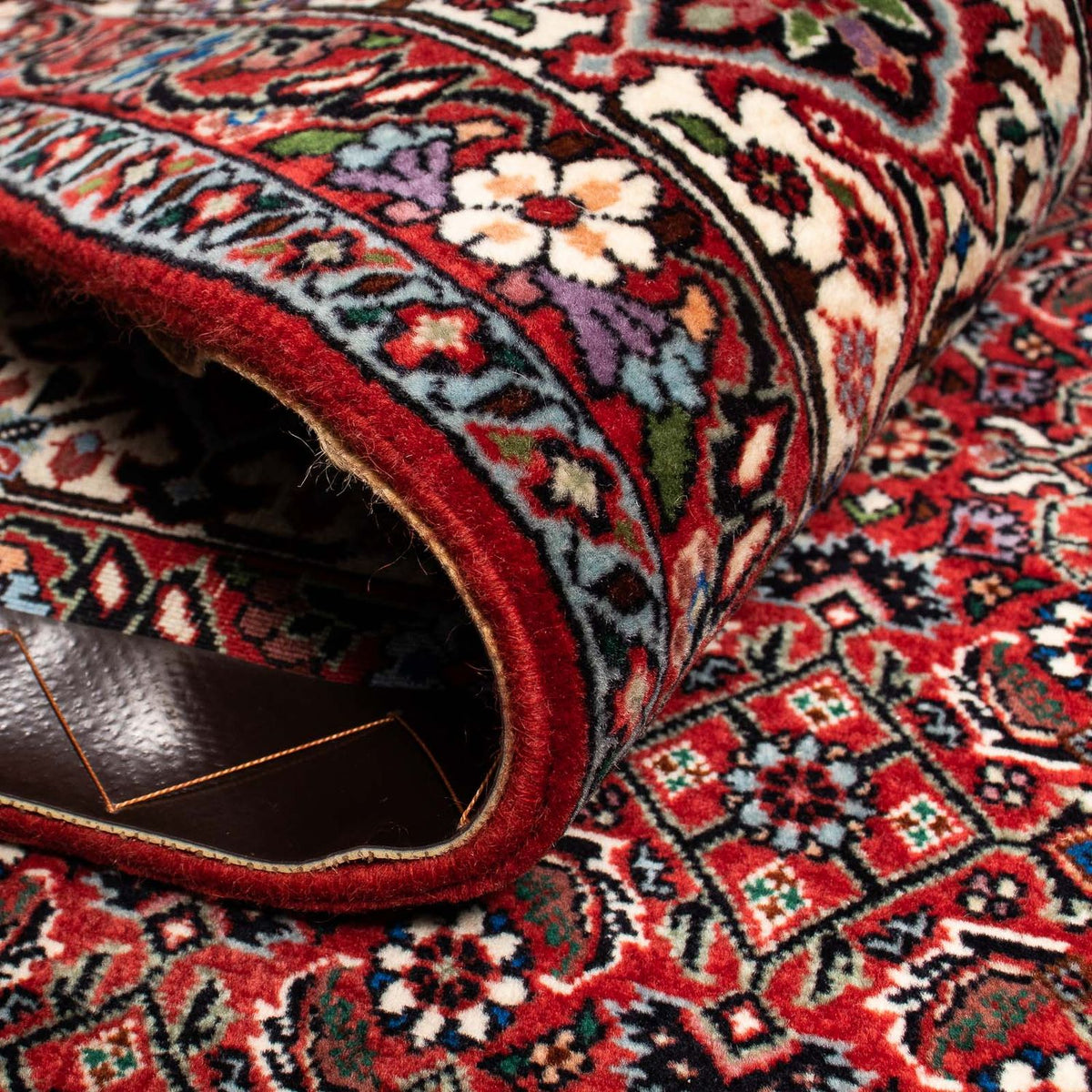 Tappeto Persero - Bidjar - 251 x 203 cm - rosso scuro