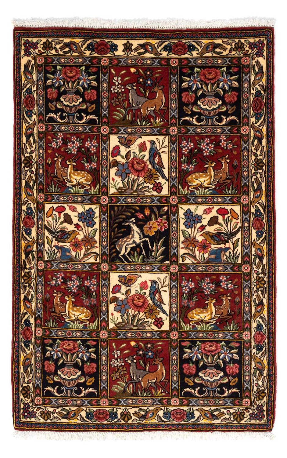 Tappeto Persero - Nomade - 162 x 107 cm - rosso scuro