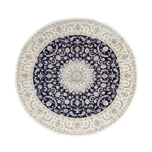 Tappeto Persero - Nain rotondo  - 295 x 295 cm - blu scuro