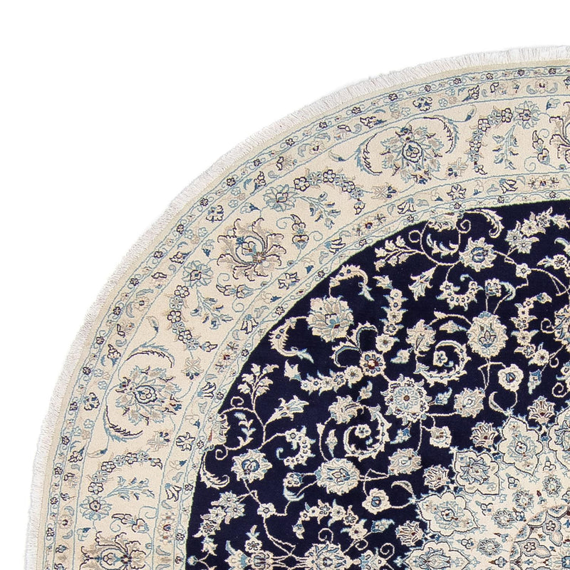 Tappeto Persero - Nain rotondo  - 295 x 295 cm - blu scuro