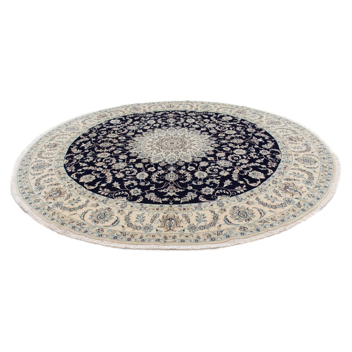 Tappeto Persero - Nain rotondo  - 295 x 295 cm - blu scuro