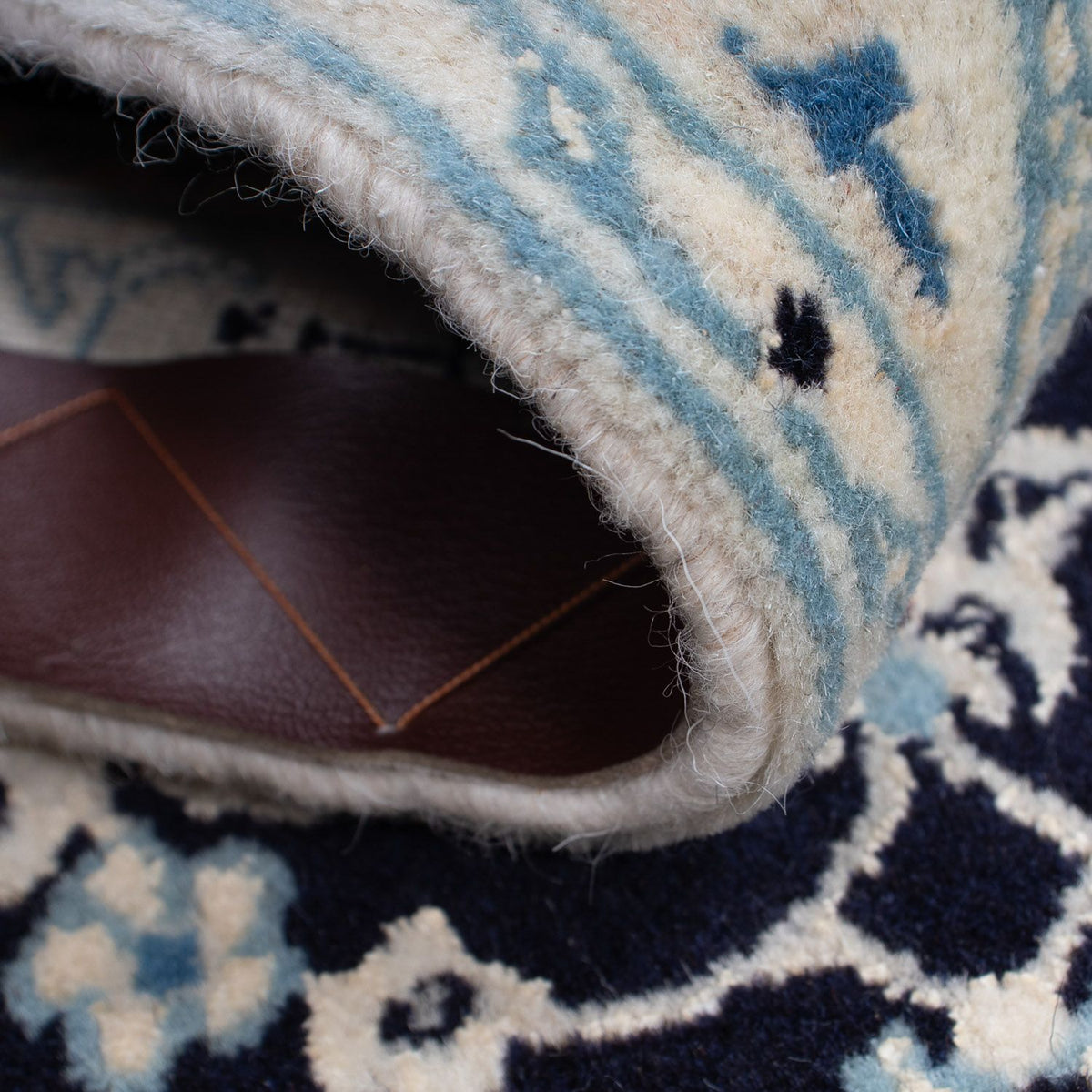 Tappeto Persero - Nain - Reale - 90 x 60 cm - blu scuro