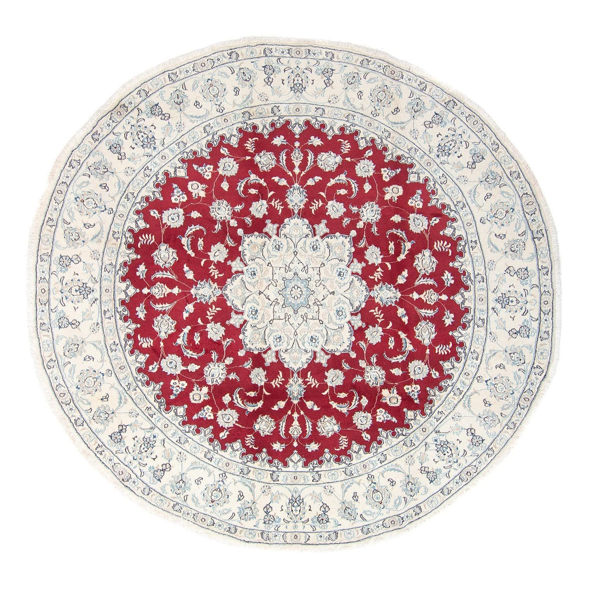 Tappeto Persero - Nain - Reale rotondo  - 90 x 60 cm - rosso