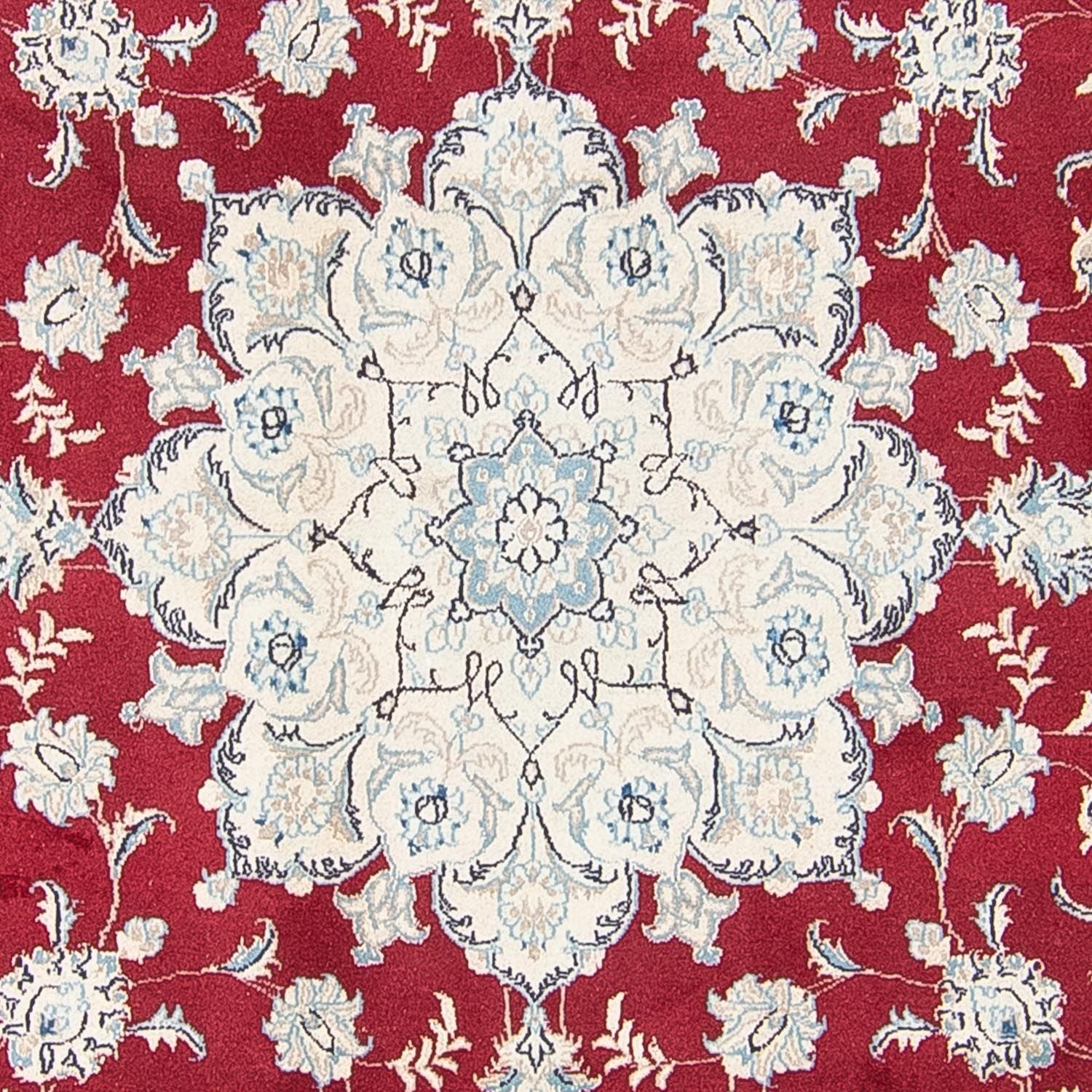 Tappeto Persero - Nain - Reale rotondo  - 90 x 60 cm - rosso