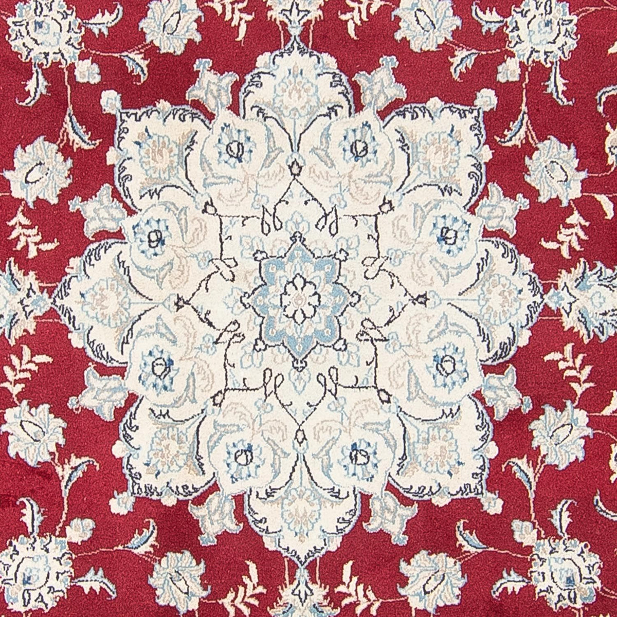 Tappeto Persero - Nain - Reale rotondo  - 90 x 60 cm - rosso