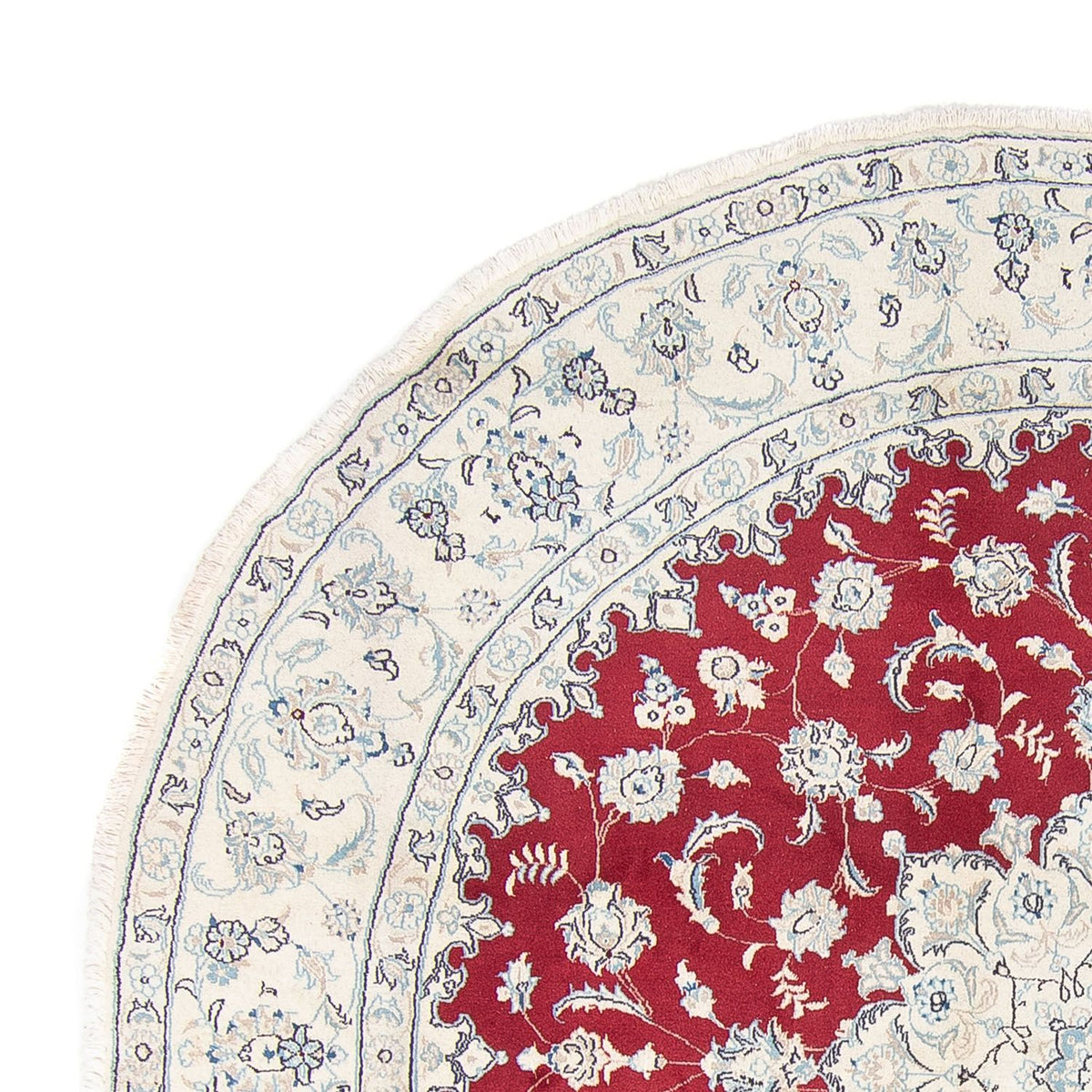 Tappeto Persero - Nain - Reale rotondo  - 90 x 60 cm - rosso