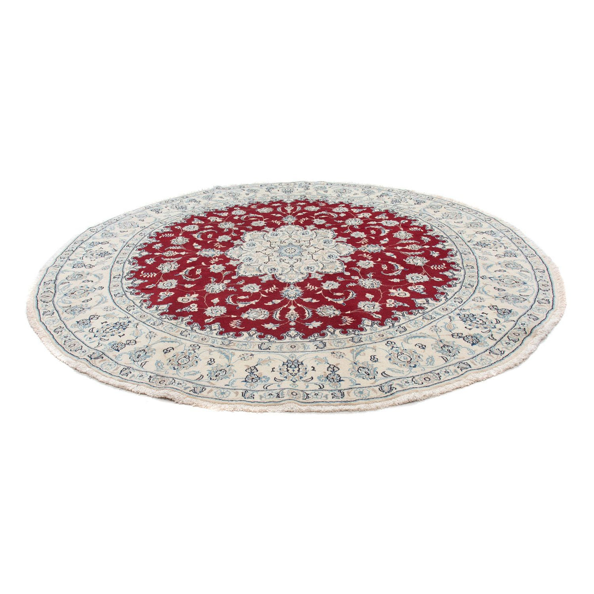Tappeto Persero - Nain - Reale rotondo  - 90 x 60 cm - rosso