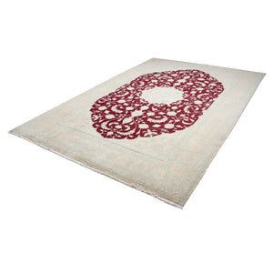 Tappeto Persero - Nain - 297 x 201 cm - rosso scuro