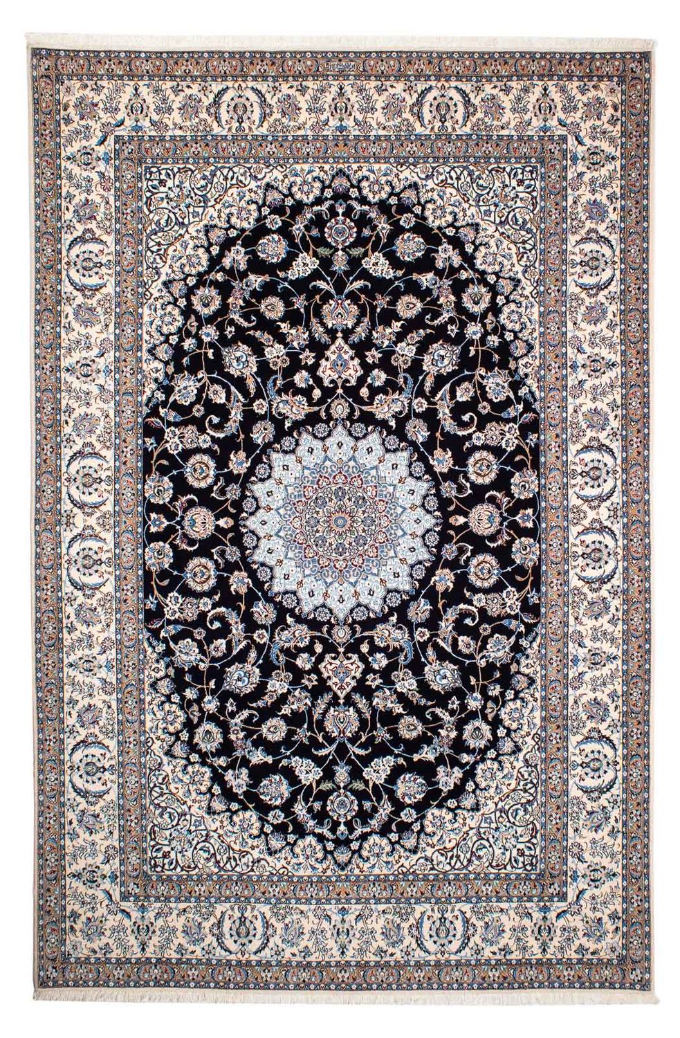 Tappeto Persero - Nain - Premio - 264 x 177 cm - blu scuro
