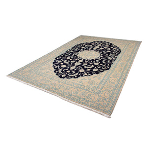 Tappeto Persero - Nain - 297 x 195 cm - blu scuro