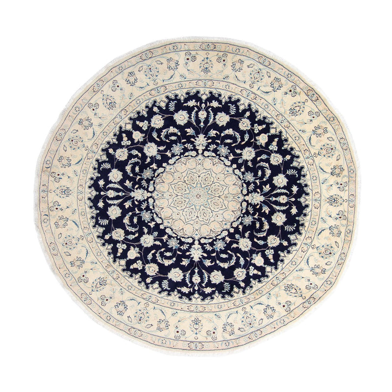 Tappeto Persero - Nain rotondo  - 295 x 295 cm - blu scuro