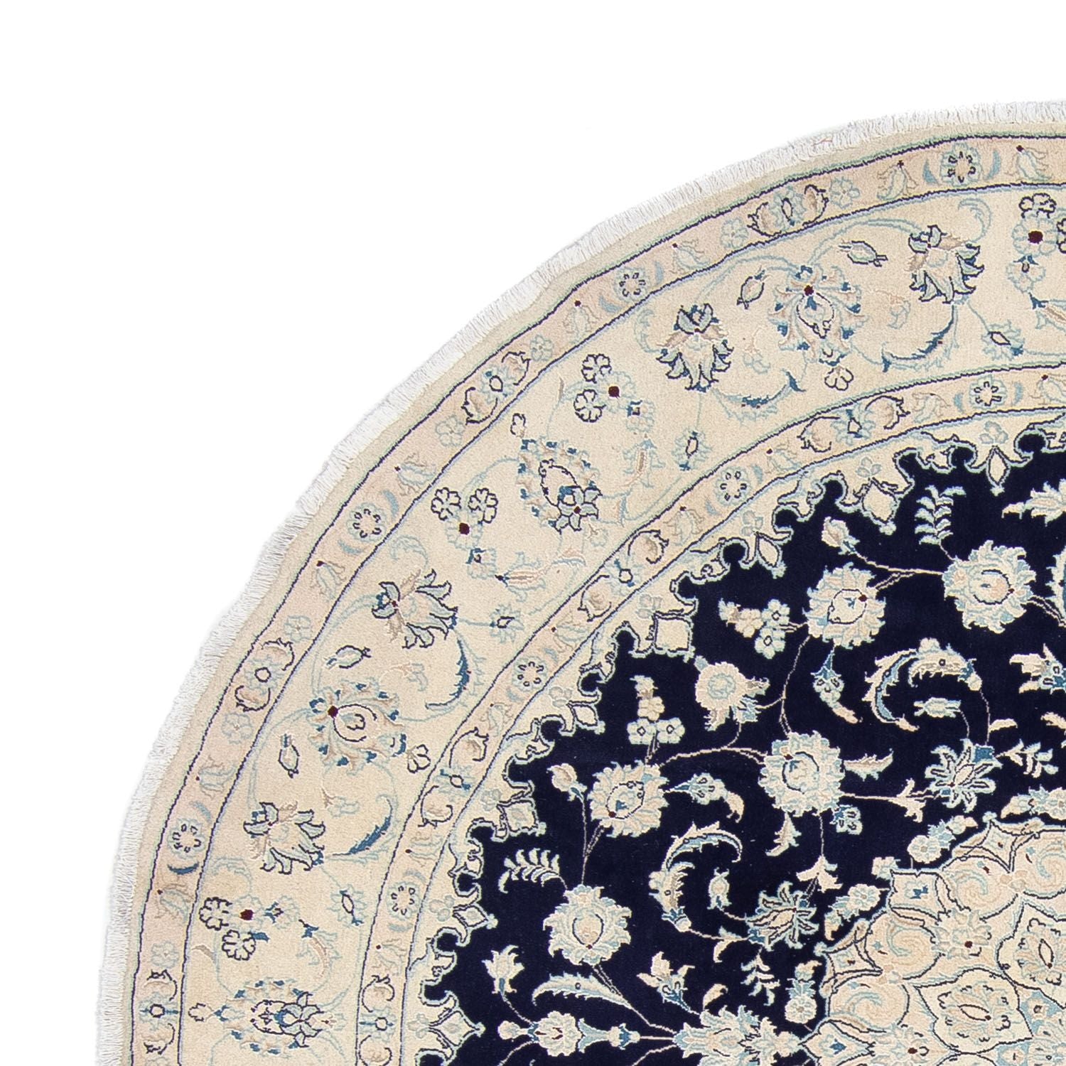 Tappeto Persero - Nain rotondo  - 295 x 295 cm - blu scuro