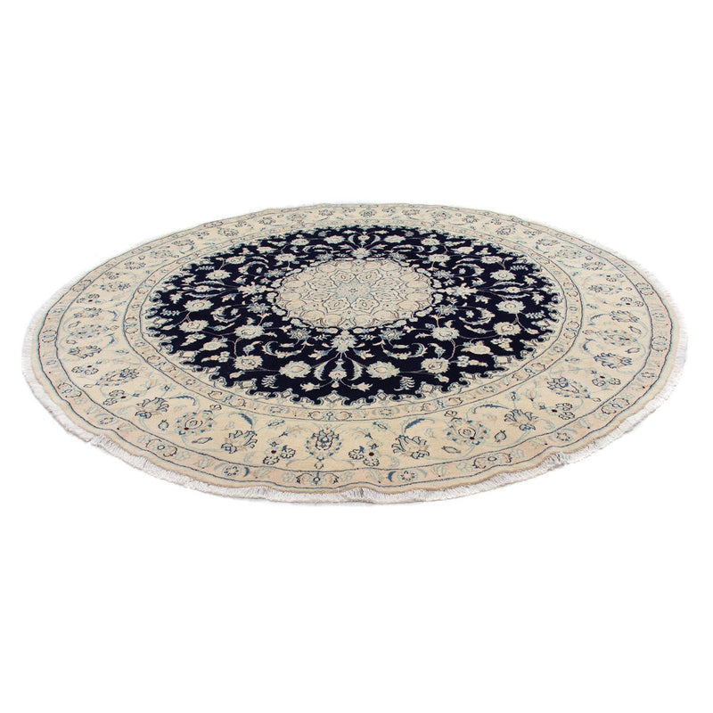 Tappeto Persero - Nain rotondo  - 295 x 295 cm - blu scuro