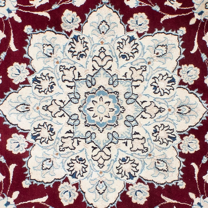 Tappeto Persero - Nain - Reale rotondo  - 240 x 240 cm - rosso scuro