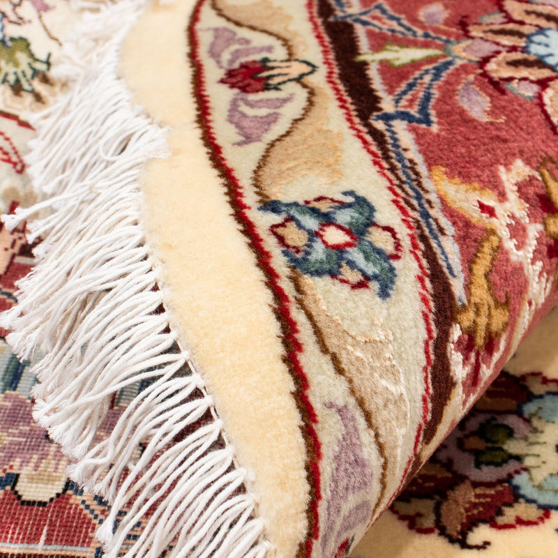 Tappeto Persero - Tabriz - Reale rotondo  - 145 x 145 cm - beige