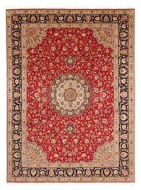 Tappeto Persero - Tabriz - Reale - 400 x 300 cm - rosso scuro