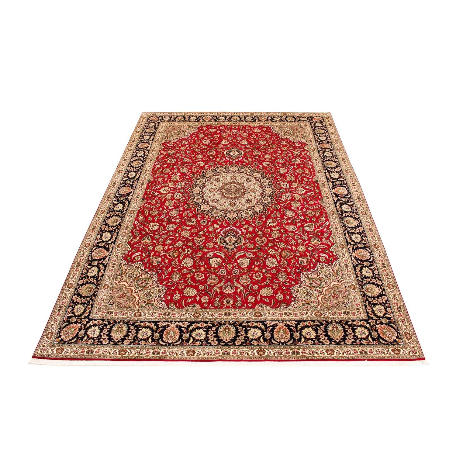 Tappeto Persero - Tabriz - Reale - 400 x 300 cm - rosso scuro